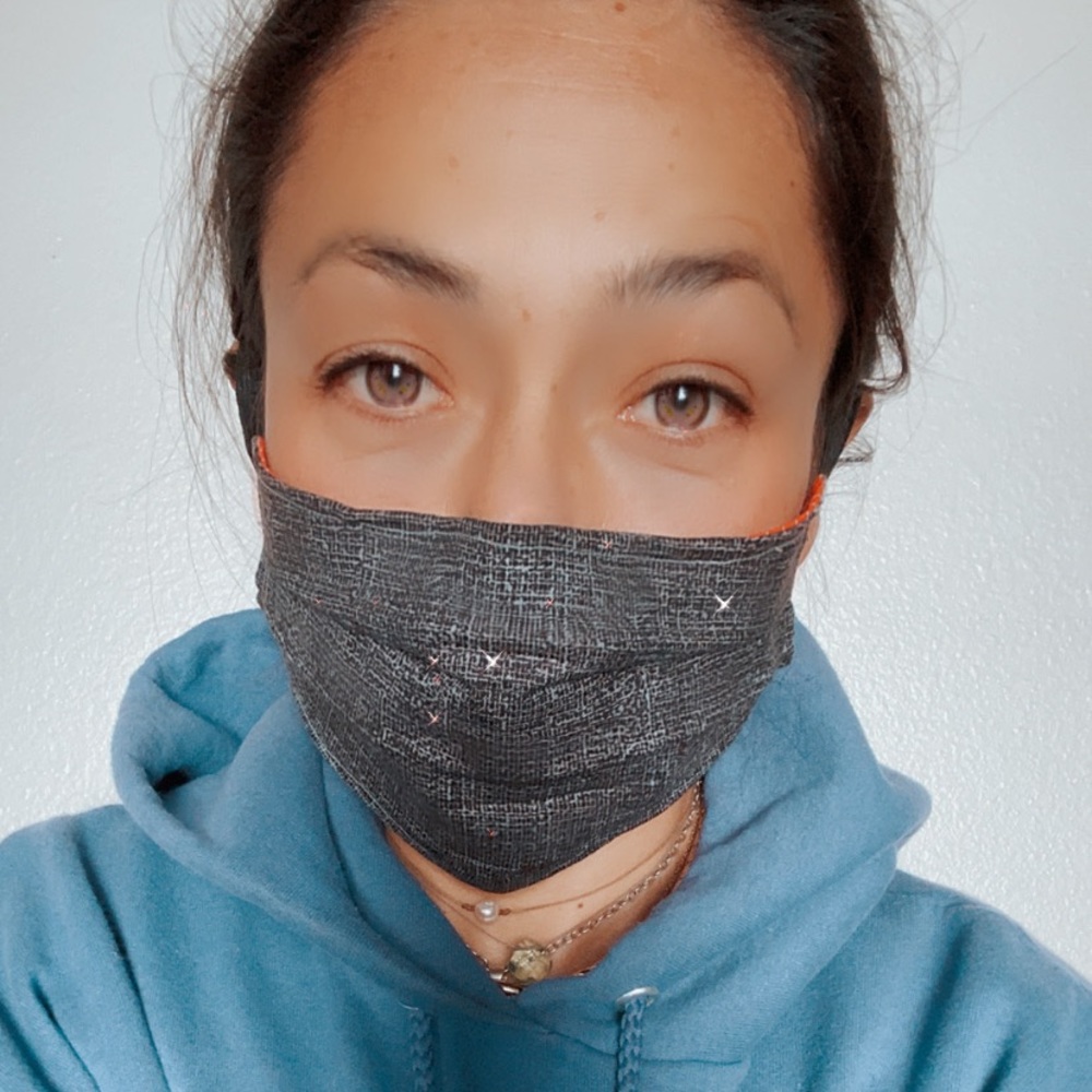 Hand made Reversible Fabric face mask 😷